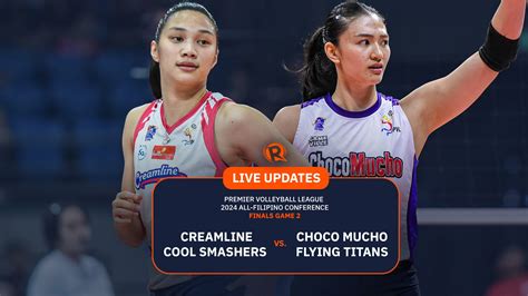 creamline vs choco mucho score today|Choco Mucho vs. Creamline Finals Game 2 highlights .